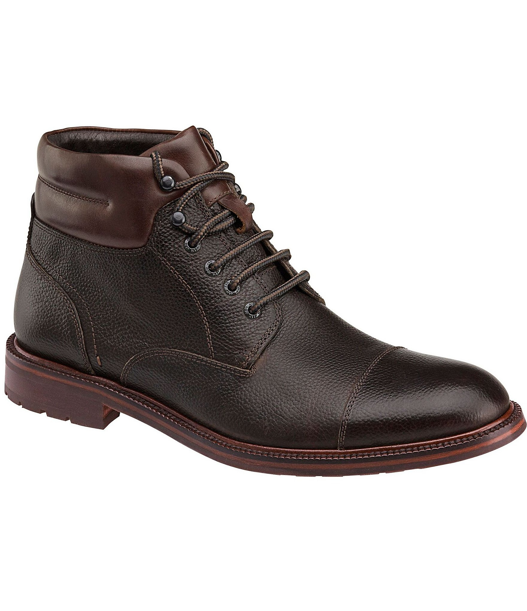 johnston and murphy brown boots